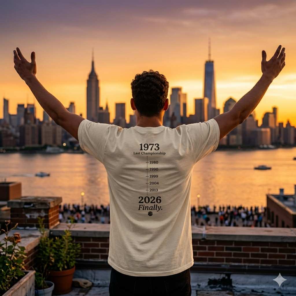The Drought Is Over Tee — NY Knicks 2026 NBA Champions