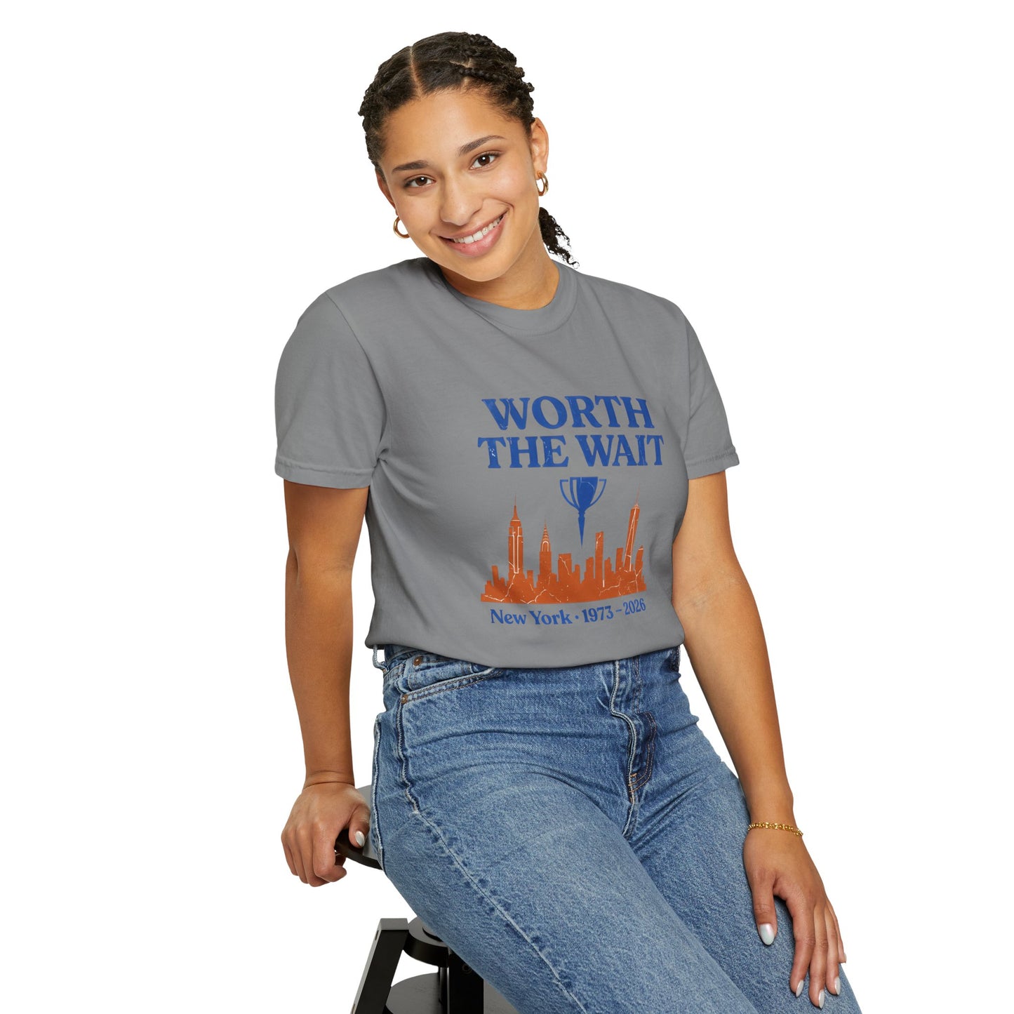 Worth The Wait Tee — New York 2026 | Front & Back Print
