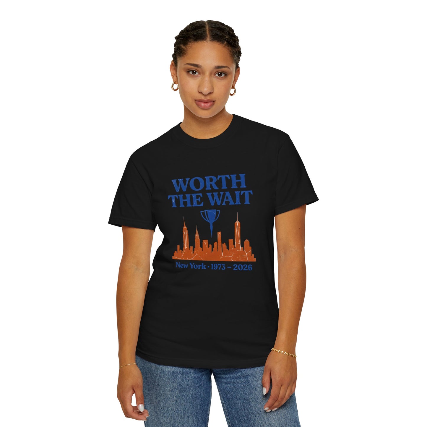 Worth The Wait Tee — New York 2026 | Front & Back Print