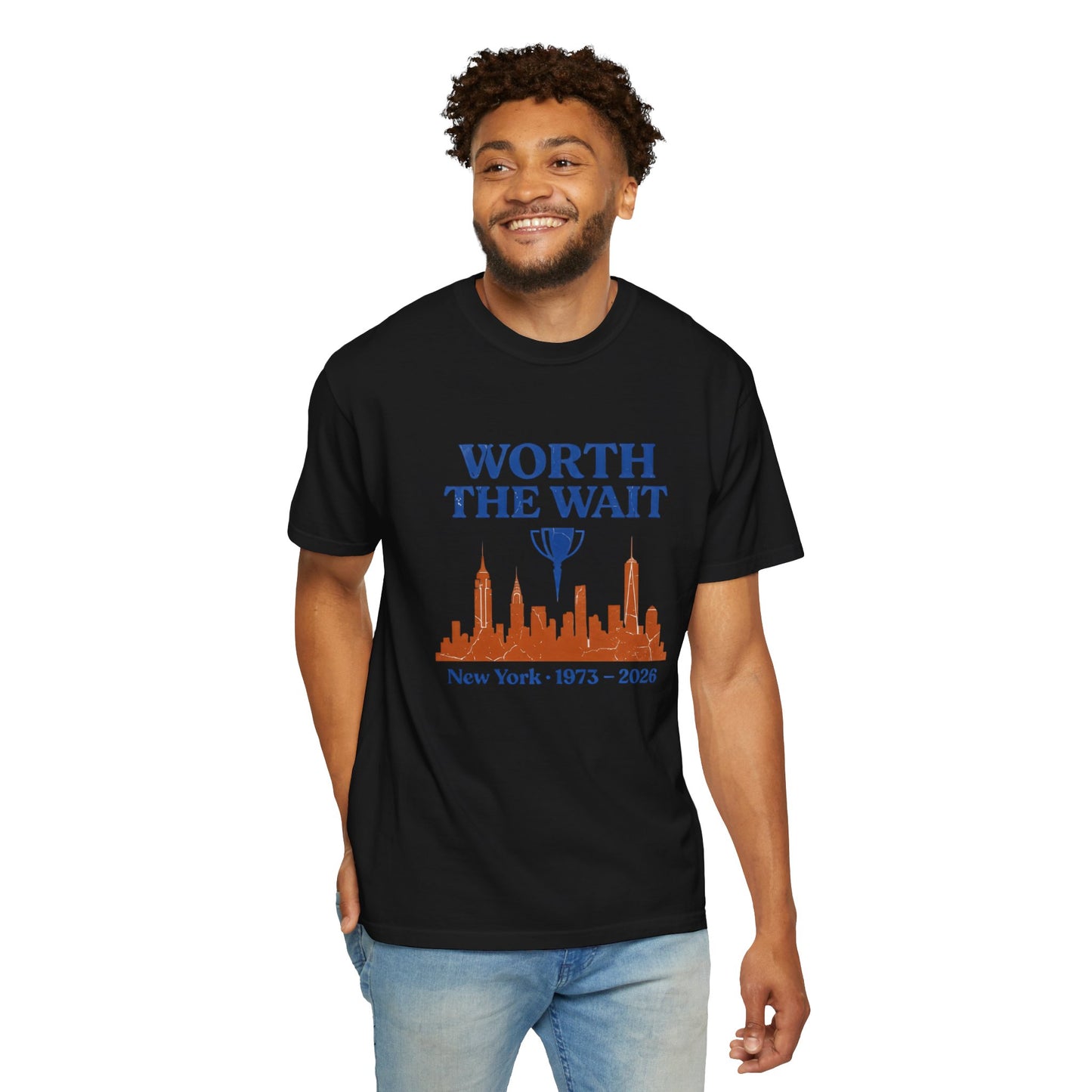 Worth The Wait Tee — New York 2026 | Front & Back Print