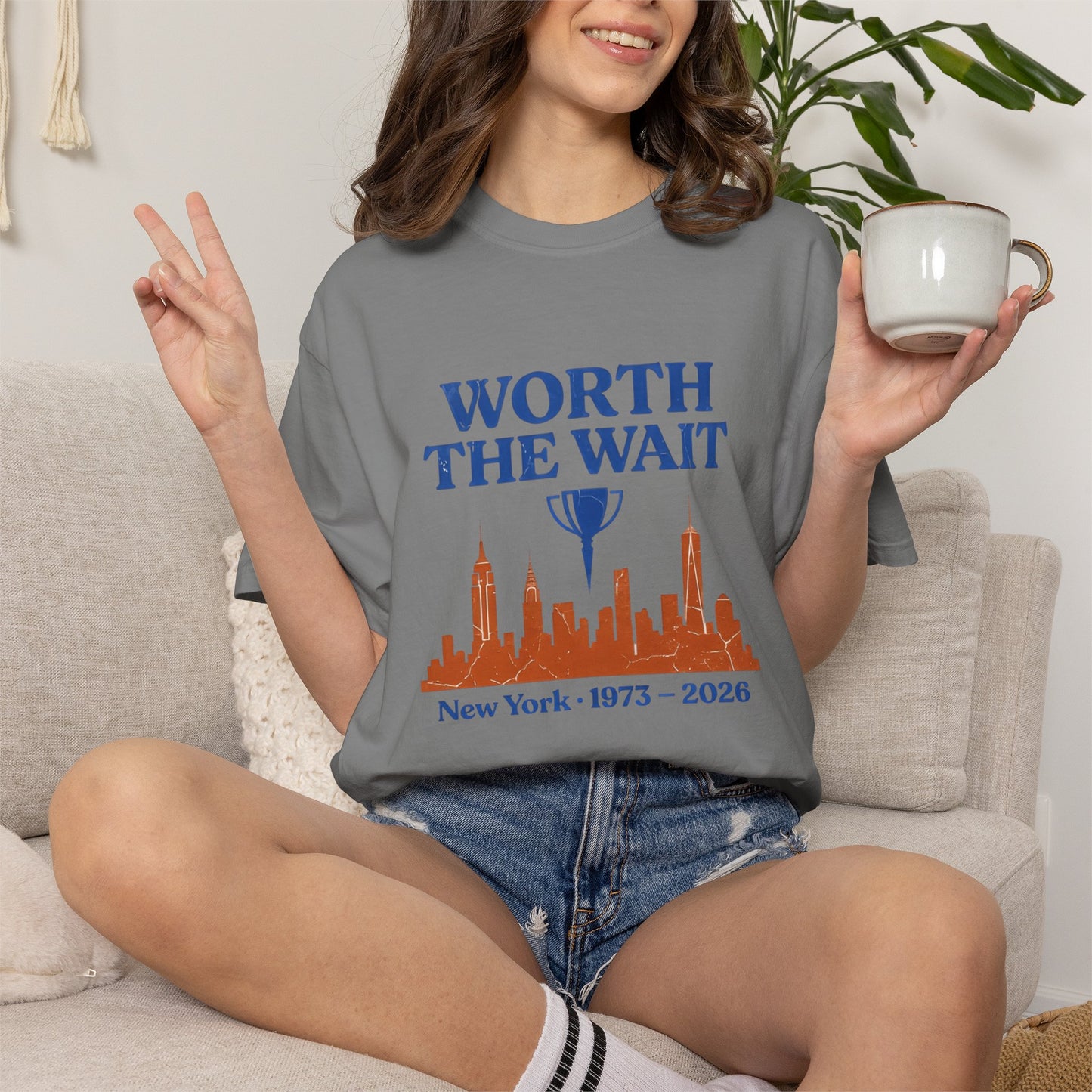 Worth The Wait Tee — New York 2026 | Front & Back Print