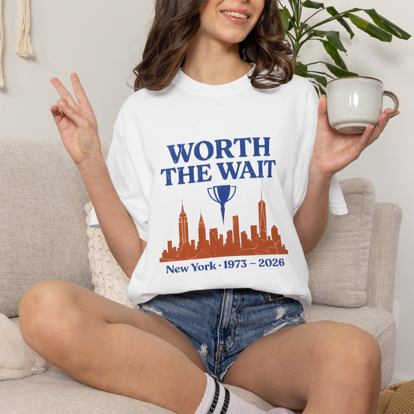 Worth The Wait Tee — New York 2026 | Front & Back Print