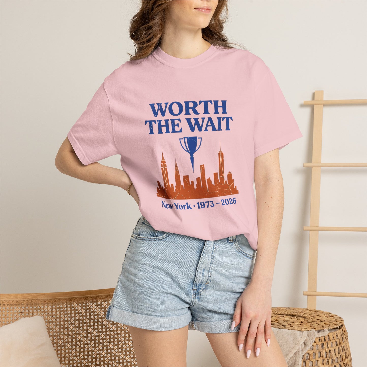 Worth The Wait Tee — New York 2026 | Front & Back Print
