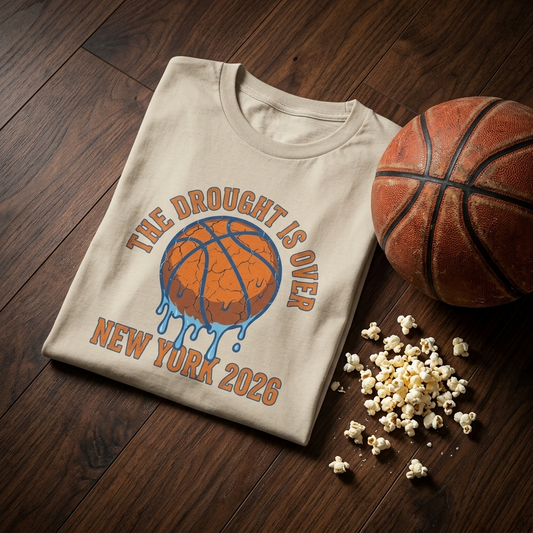 The Drought Is Over Tee — NY Knicks 2026 NBA Champions