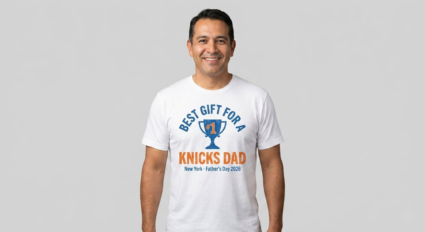Best Gift For A Knicks Dad Tee — New York Father's Day 2026